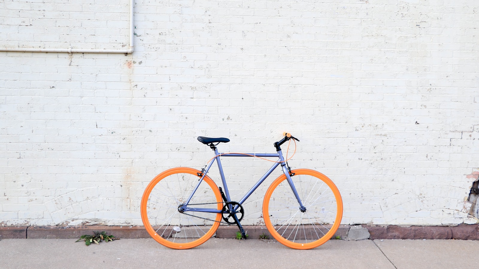 Close-up of a cyclist pedalling